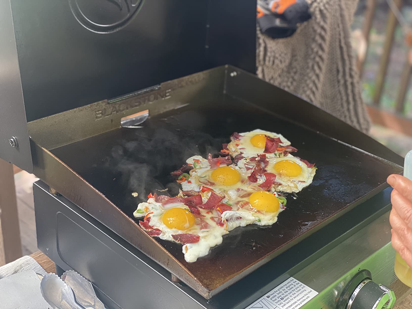 Blackstone 1814 Propane Gas Griddle, 17 Inch, Black | Stainless Steel, Portable Flat Top, Heavy Duty, For Kitchen, Camping, Outdoor, Tailgating customer photo 1