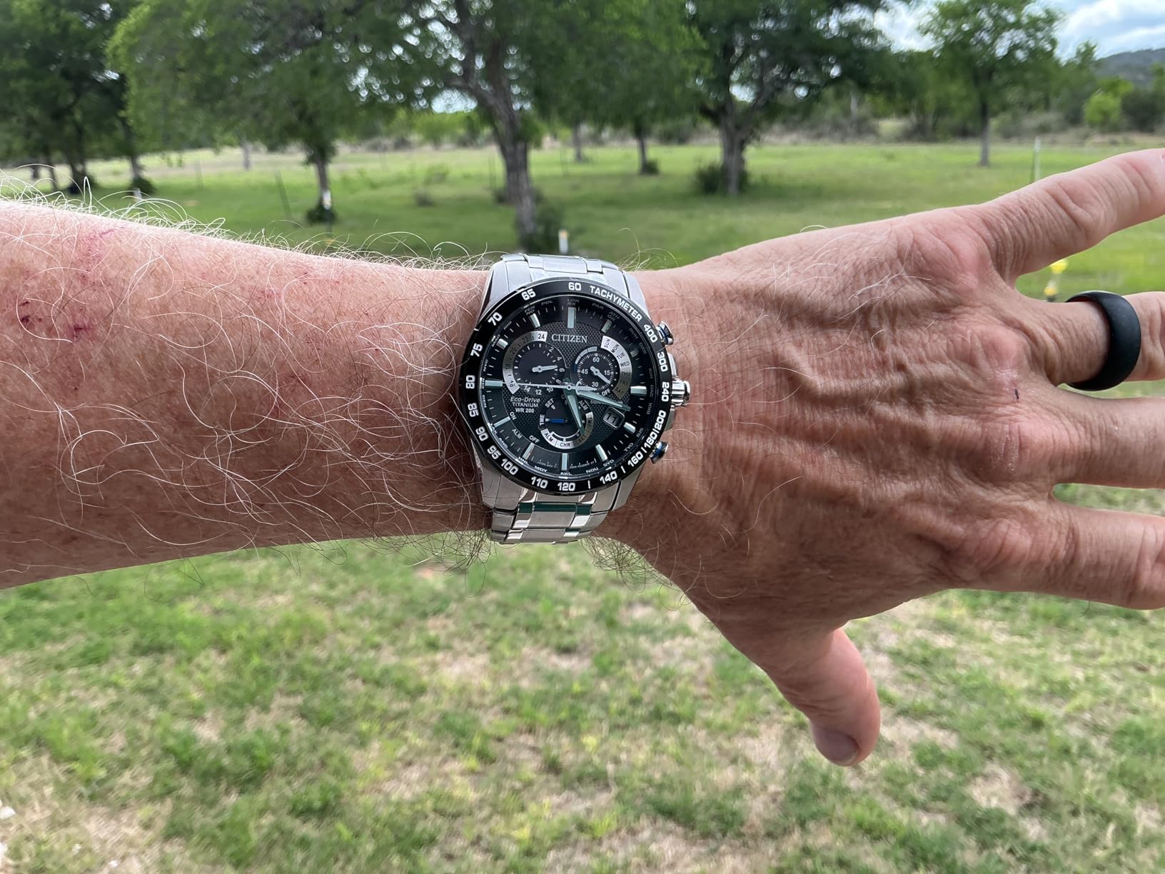 Citizen Men's Eco-Drive Sport Luxury PCAT Chronograph Watch customer photo 2