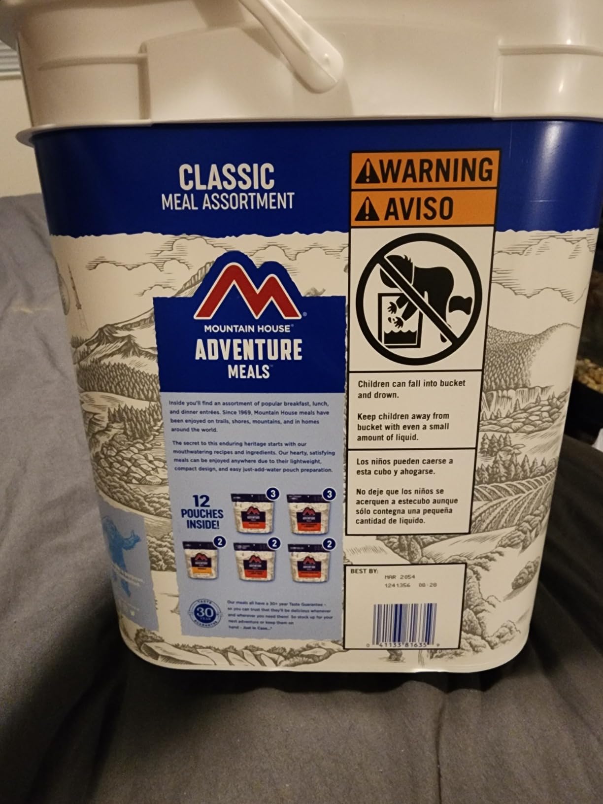 Mountain House Emergency Meal Assortment Kits, Freeze-Dried Survival Food Kit for Disaster Preparedness & Long-Term Storage, 30-Year Shelf Life customer photo 1