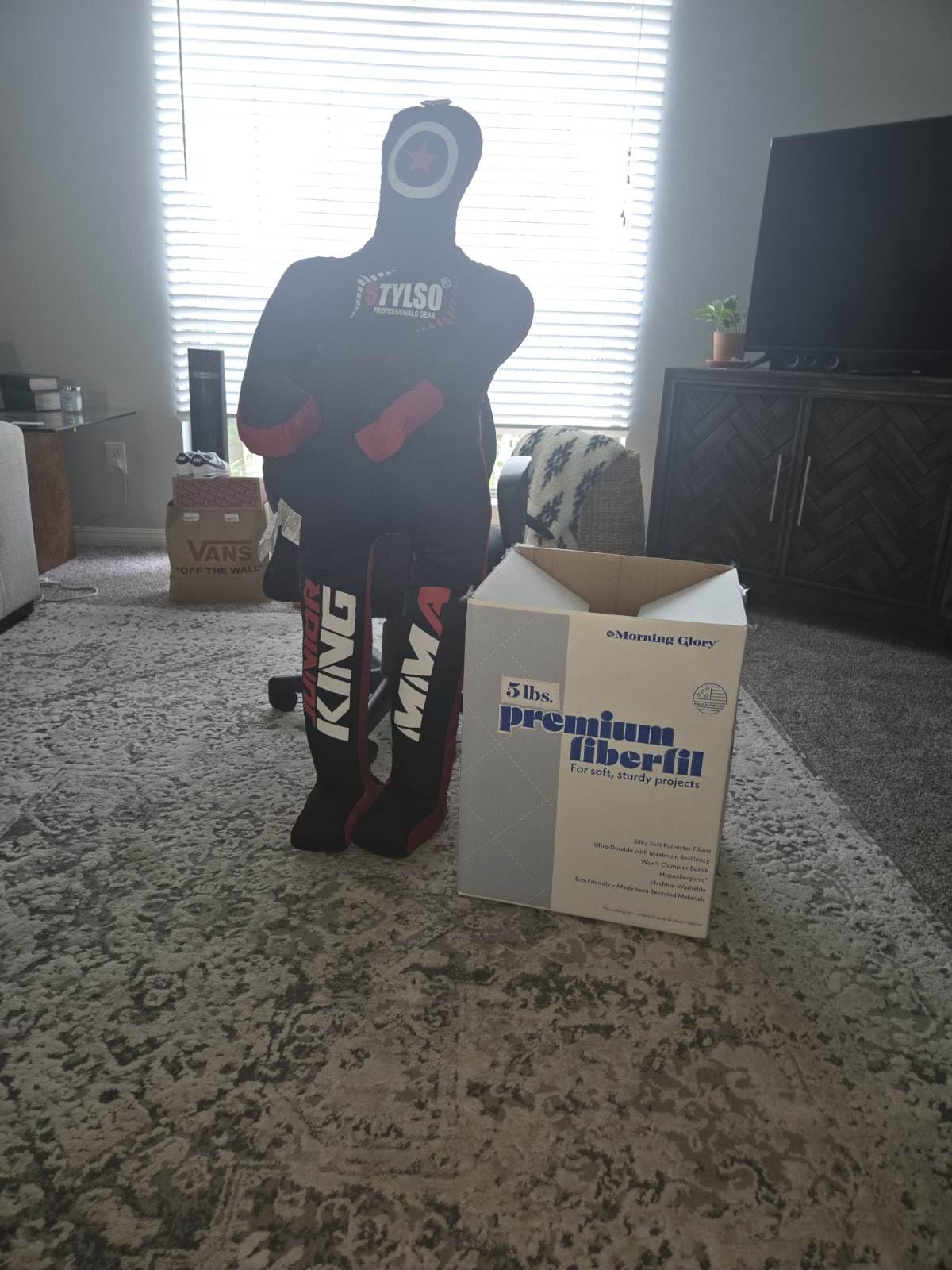 Unfilled Wrestling Dummy for Kids - Youth Grappling Dummy BJJ, MMA, Jiu Jitsu & Judo Training Partner - Durable Martial Arts Practice Buddy customer photo 2
