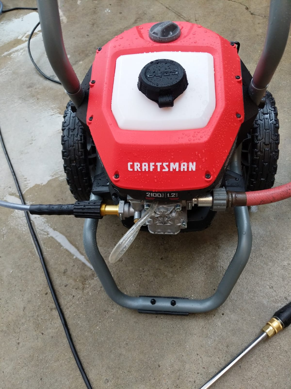 CRAFTSMAN Electric Pressure Washer, Cold Water, 2100-PSI, 1.2 GPM, Corded (CMEPW2100) customer photo 2