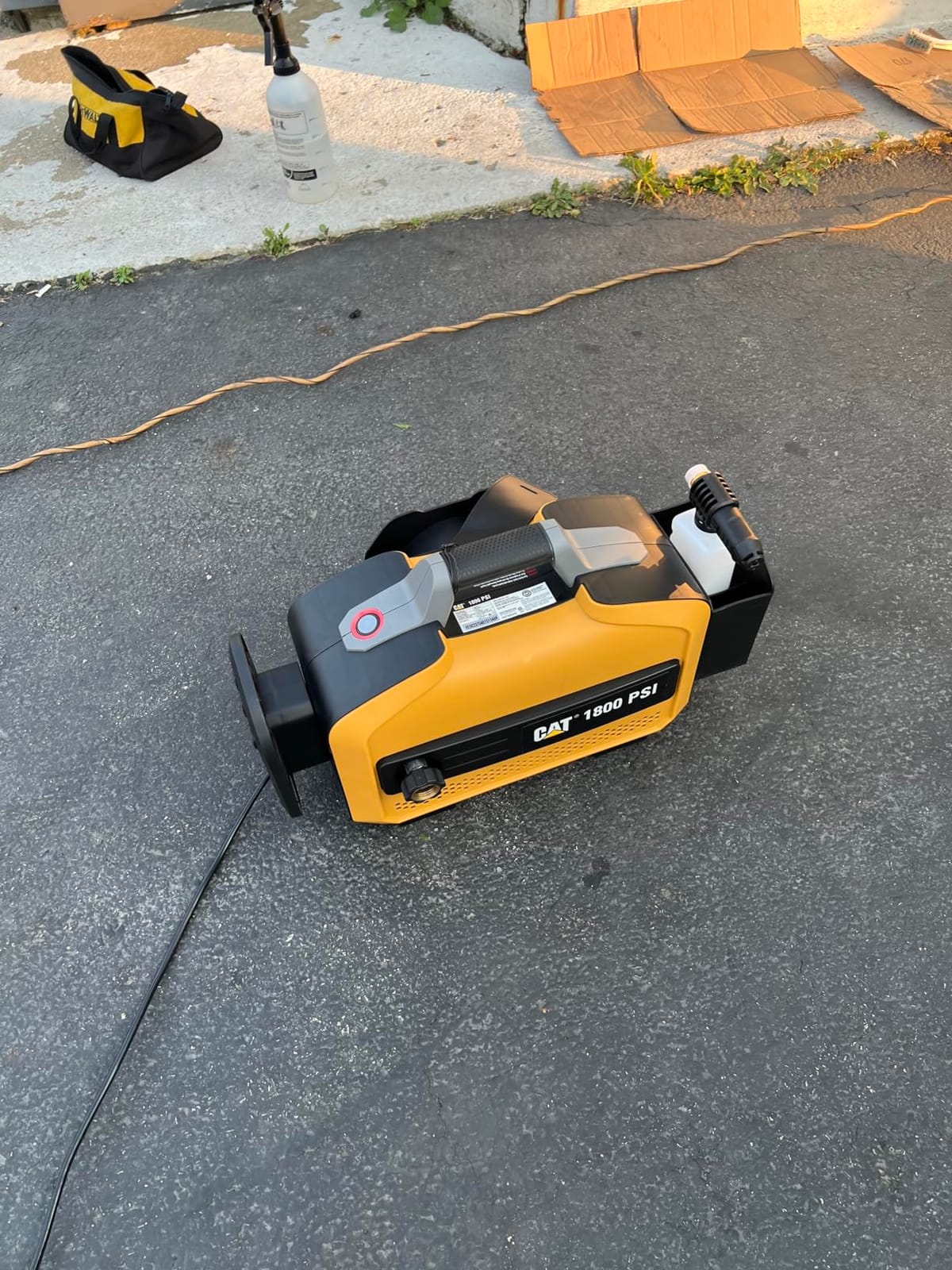 CAT Electric Pressure Washer - 1800 PSI 2.0 GPM with High Pressure Hose, Quick Release Gun, Nozzle Lance, Water Pressure Washers Foam Cannon, Power Wash Your Home Patio, Fence, Driveway & RV customer photo 2