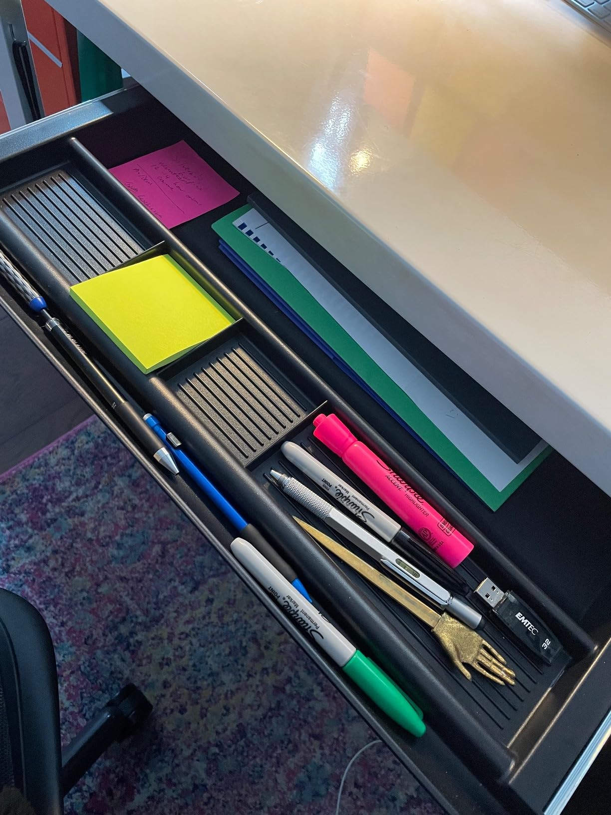 Mount-It! Large Under Desk Pencil Drawer, 21.25