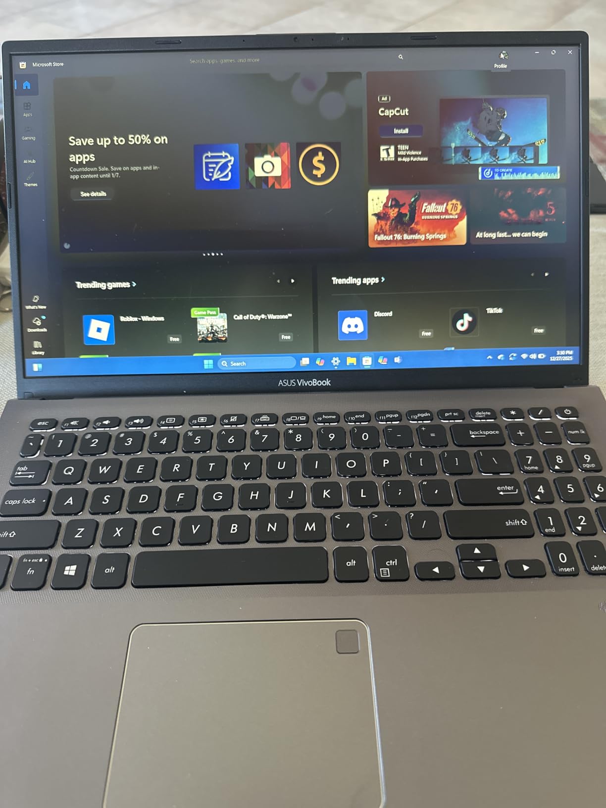 ASUS VivoBook 15 Thin and Light Laptop- 15.6