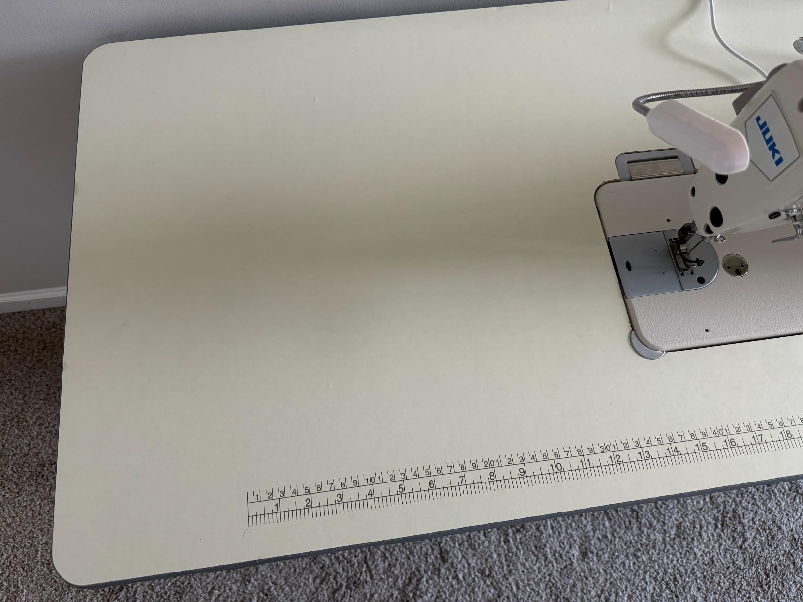 Juki DDL-8700H Heavy Material Industrial Straight Stitch Sewing Machine, Table & Servo Motor customer photo 2