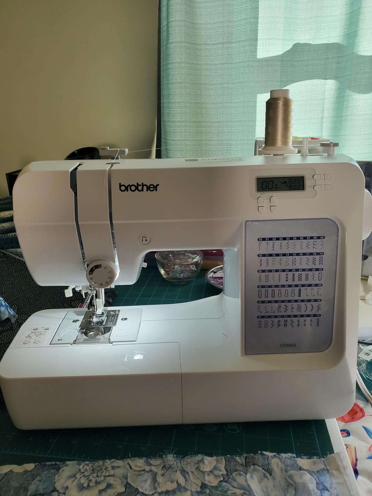 Brother CS5055 Computerized Sewing Machine with LCD Display customer photo 2