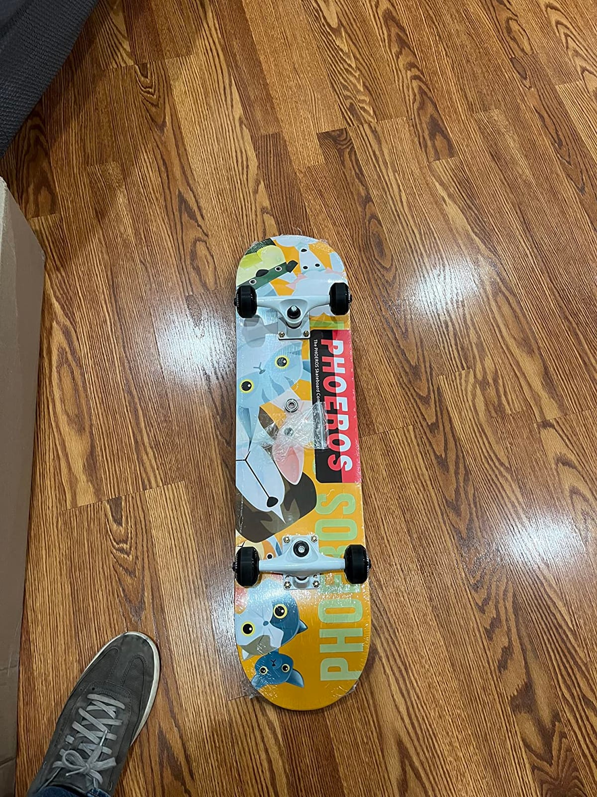 PHOEROS Complete Skateboards - Standard Skateboards for Beginners Kids Boys Girls Teenager - 31''x 8'' Canadian Maple Cruiser Pro Skate Board customer photo 1