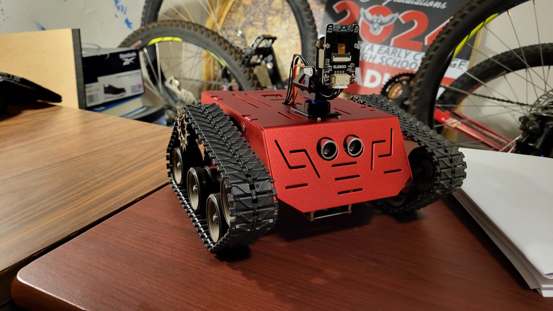 ELEGOO Conqueror Robot Tank Kit with UNO R3, Compatible with Arduino customer photo 1