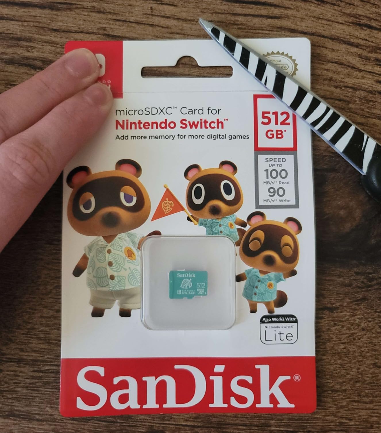 SanDisk 512GB microSDXC-Card, Licensed for Nintendo -Switch - SDSQXAO-512G-GNCZN customer photo 1