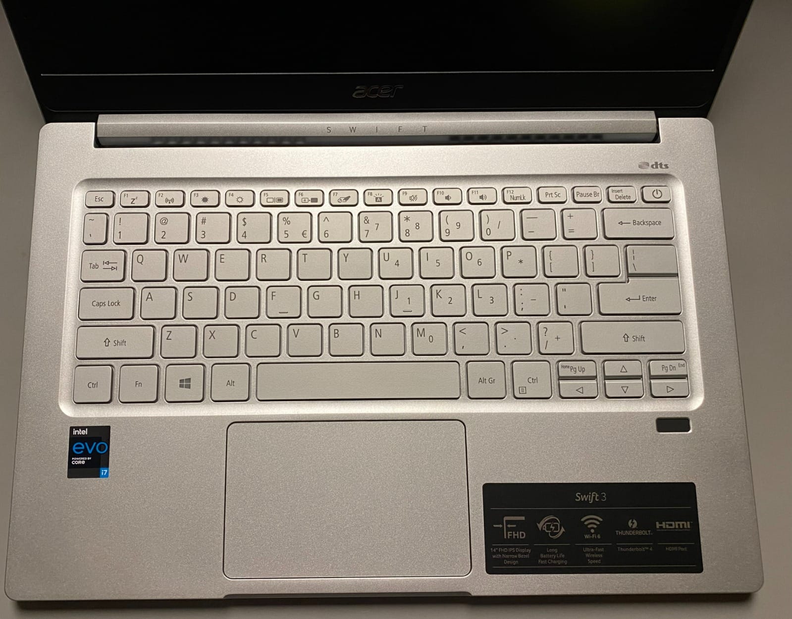 acer Swift 3 Intel Evo Thin & Light Laptop, 14