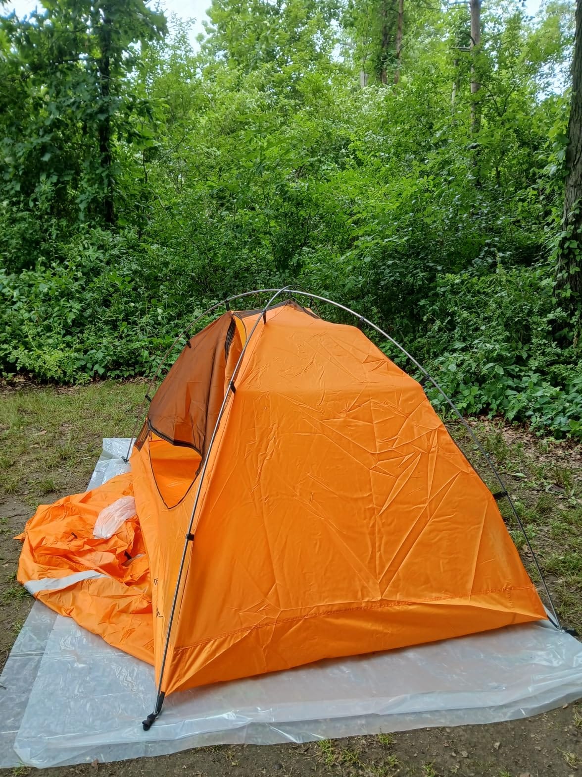 Clostnature 4 Season Backpacking Tent - 1/2 Person Cold Weather Winter Tent, Snow Tent, Aluminum Pole, PU 5000, Lightweight, Waterproof customer photo 1