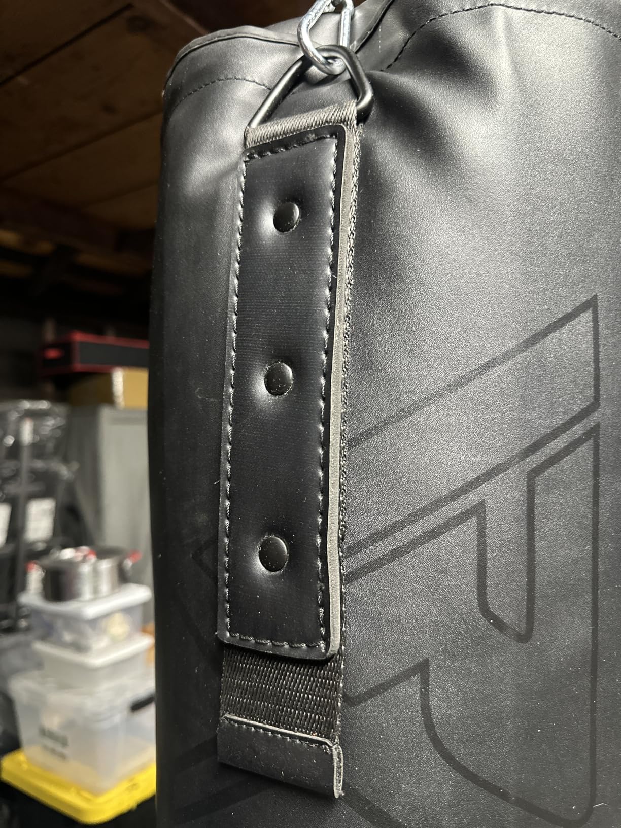 RDX Heavy 5FT Punching Bag for Pro Training, 55lbs Pre Filled with 110lbs Max Filling Capacity, 3PC Boxing Bag Set with Gloves Hanging Steel Chain, Kickboxing MMA Muay Thai BJJ Karate Home Gym Fitness customer photo 1