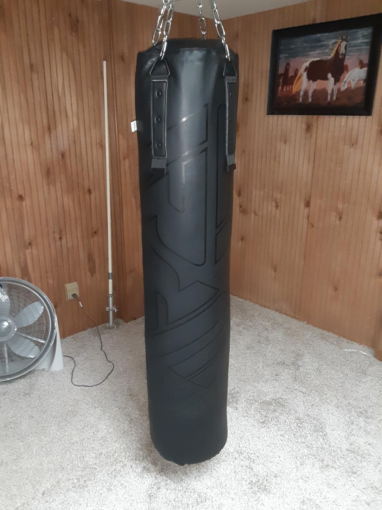RDX Heavy 5FT Punching Bag for Pro Training, 55lbs Pre Filled with 110lbs Max Filling Capacity, 3PC Boxing Bag Set with Gloves Hanging Steel Chain, Kickboxing MMA Muay Thai BJJ Karate Home Gym Fitness customer photo 2
