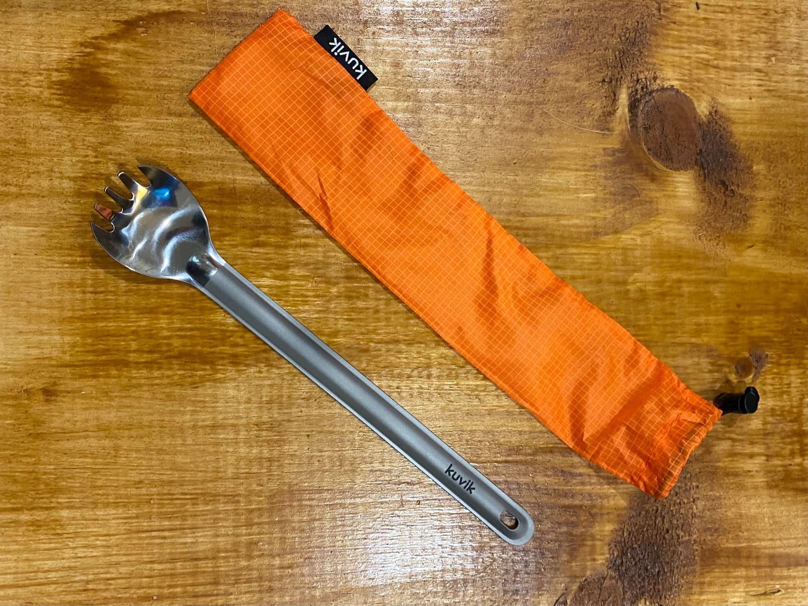 Kuvik Titanium Spork - Ultralight and Compact for Camping and Hiking customer photo 2