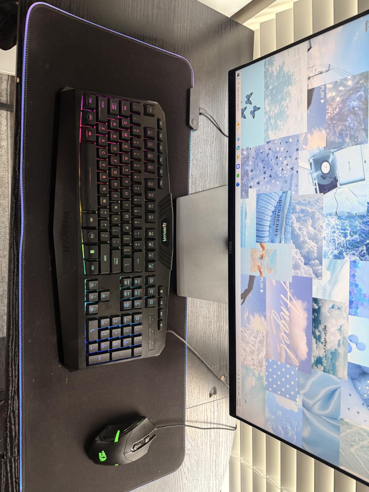 RGB Mousepad Led Mouse Pad, Large Mouse Pad, Led and Big Mouse mat customer photo 1