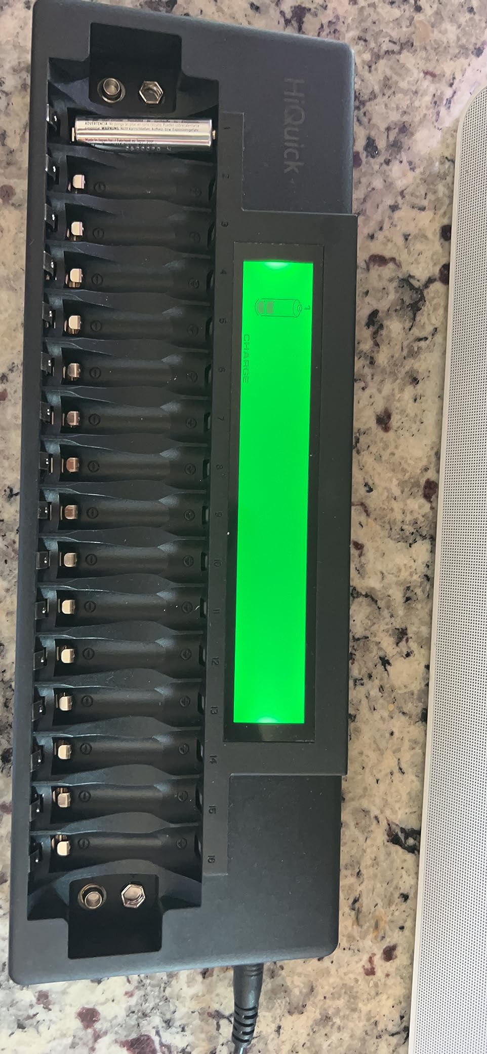 HiQuick 16+2 Bay Battery Charger, Fast Charge for AA AAA 9V NiMH/NiCD, LCD | Charge up to 16 AA/AAA & 2 9V batteries at once, LCD display, detects bad batteries, charging with multi-protection design customer photo 2