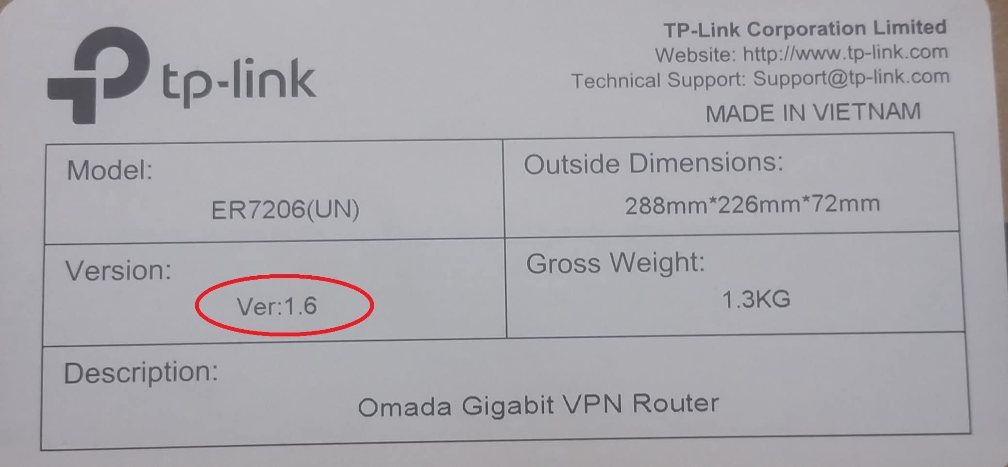 TP-Link ER7206, Multi-WAN Professional Wired Gigabit VPN Router | Increased Network Capacity, SPI Firewall, Omada SDN Integrated, Load Balance, Lightning Protection customer photo 1