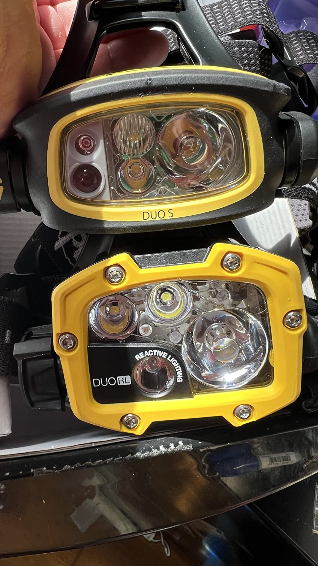 Petzl Duo RL Rechargeable Headlamp with Reactive Lighting - 3000 Lumens - Black/Yellow customer photo 1