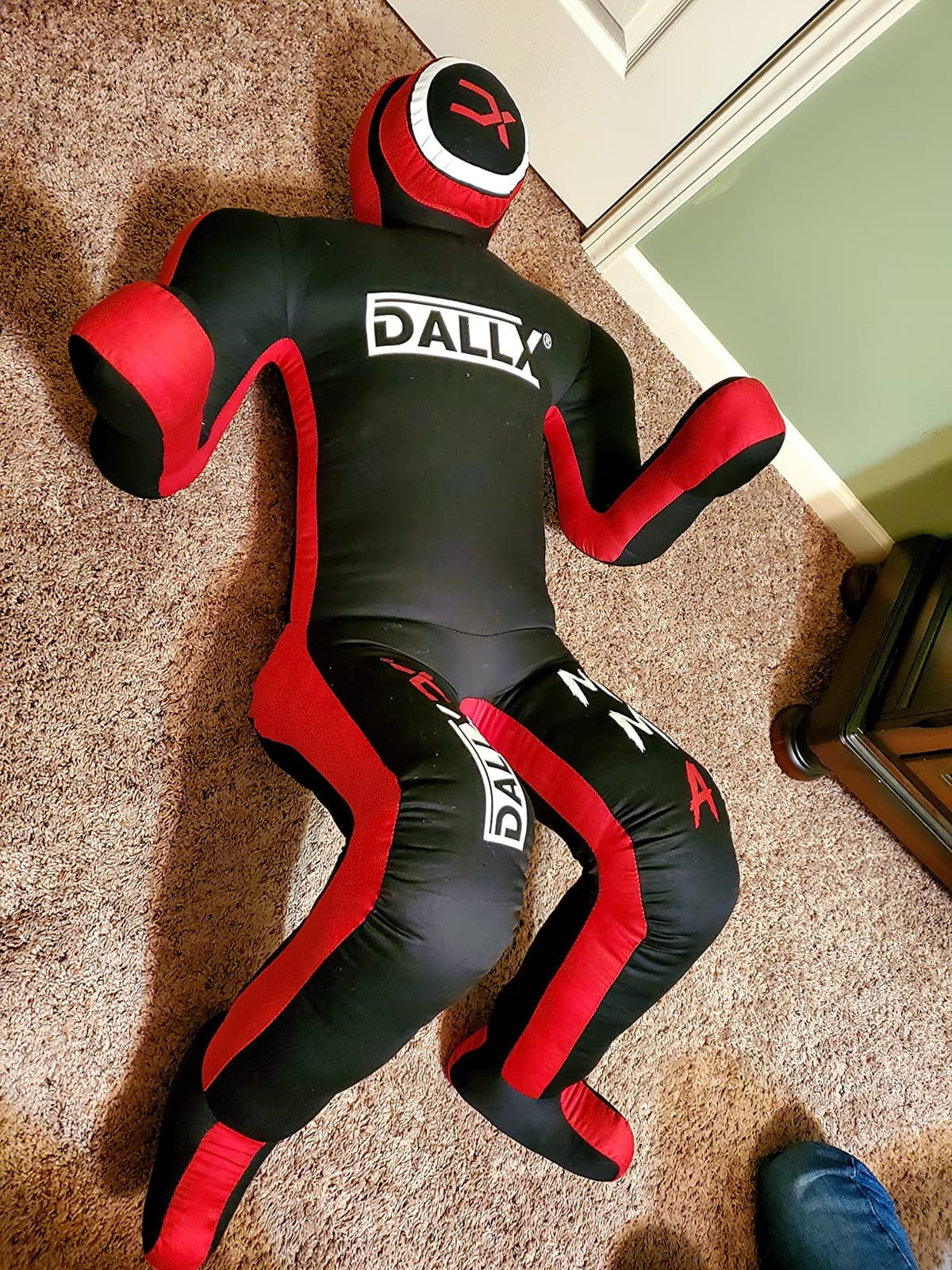 DALLX MMA Grappling Dummy for Wrestling Judo Karate BJJ JIU Jitsu Punching Dummies Mixed Martial Arts Police Training Self Defense - UNFILLED customer photo 2