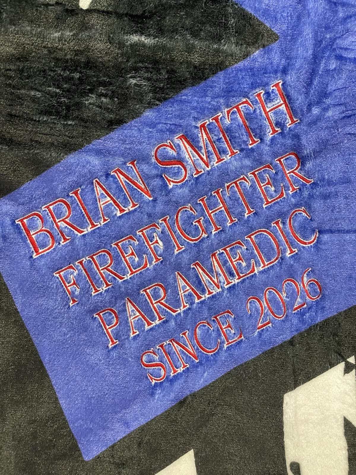 Firefighter EMT Throw Blankets, Birthday Gift Idea for Men Dad Husband Son Friend 60