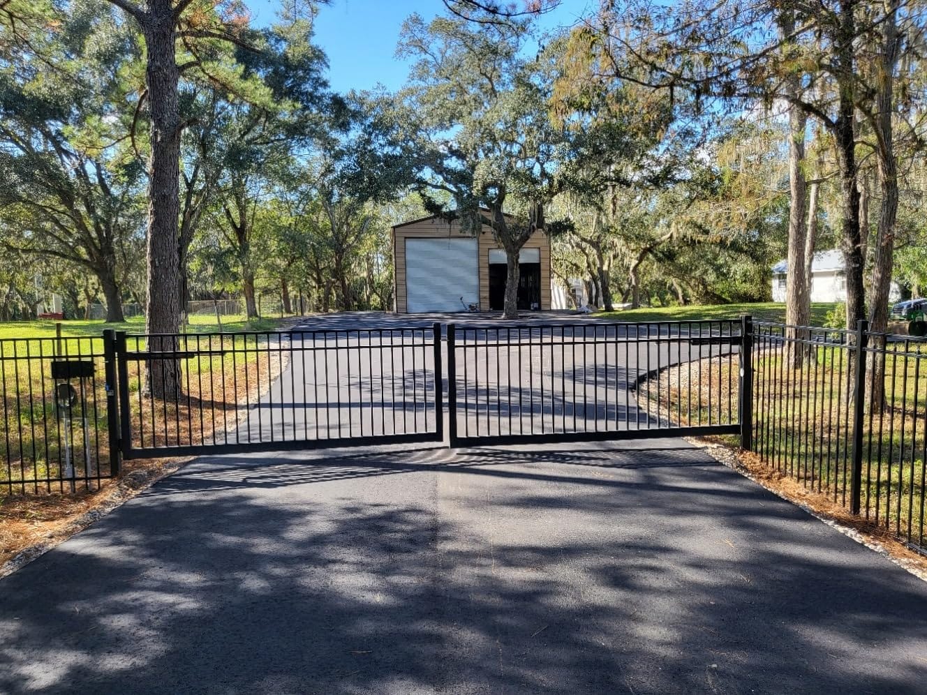 TOPENS A8132 Dual Swing Gate Opener Heavy Duty | Up to 880lbs in Weight OR 18ft in Length per Arm, AC Powered, Easy DIY, Solar Compatible, Remote Control Included customer photo 1