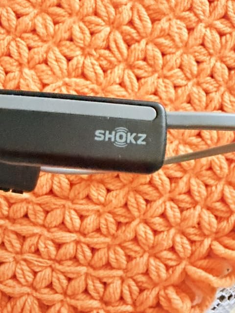 SHOKZ OpenMove - Open-Ear Bluetooth Sport Headphones - Bone Conduction Wireless Earphones - Sweatproof for Running and Workouts, with Sticker Pack (Grey) customer photo 1