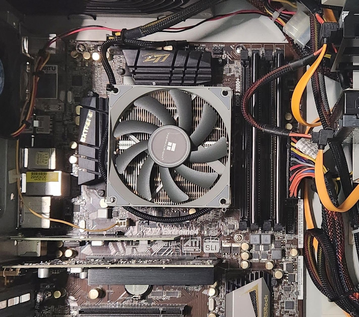 Thermalright AXP90 X47 Low Profile CPU Cooler, with 92mm TL-9015 Slim PWM Fan, ITX CPU Cooelr Fan, 47mm Height,for AMD AM4 AM5/Intel 1150/1151/1155/11851/1200/1700(AXP90 X47) customer photo 1
