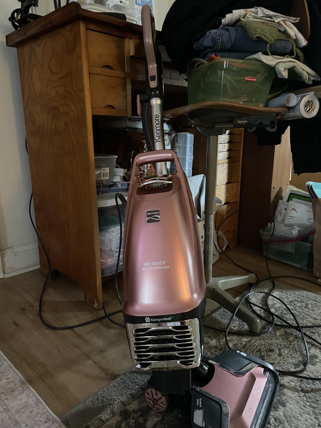 Kenmore Intuition Bagged Upright Vacuum with Hair Eliminator Brushroll | Liftup Cleaner, Pet Handi-Mate, for Carpet, Hard Floor & Pet Hair- BU4050 customer photo 2