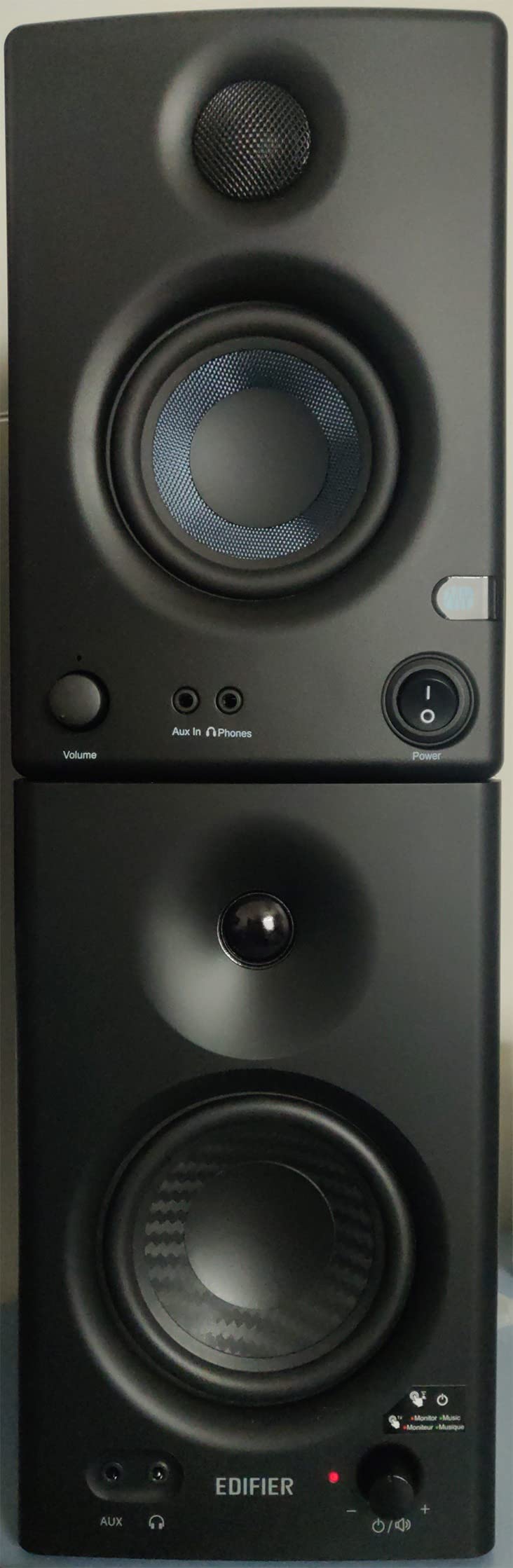 Edifier MR4 Studio Monitor Speakers, 4 inch Active Near-Field customer photo 2