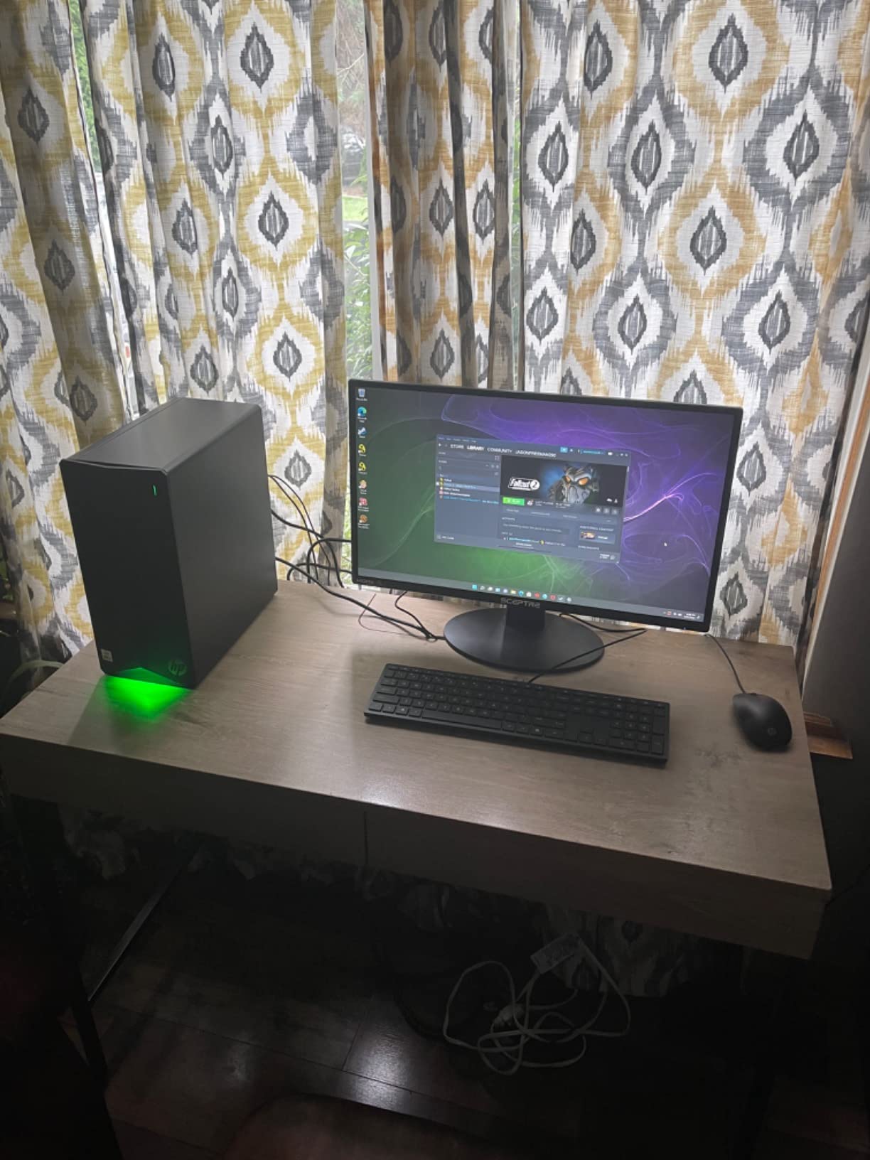 HP Pavilion Gaming Desktop, NVIDIA GeForce GTX 1650, 10th Gen Intel Core i5-10400F, 8 GB RAM, 256 GB SSD, Windows 11 Home, 9 USB Ports, Keyboard and Mouse Combo, Pre-Built PC Tower (TG01-1120, 2022) customer photo 2