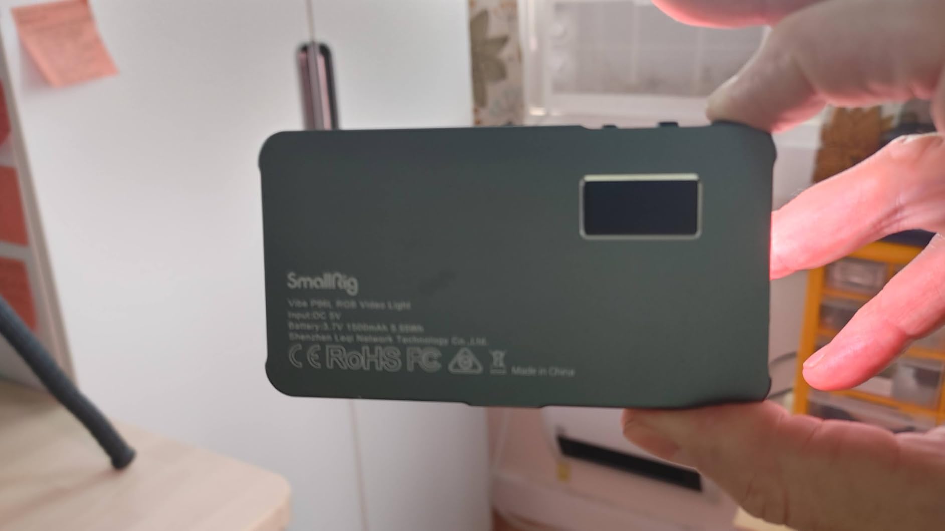 P96L RGB Video Light by SmallRig, Portable Metal LED Camera Light, 2500-8000K, 21 Effects, CRI 96+, OLED Display, Photo and Video Lighting, Long Battery Life, Fits Phone and Camera | CRI 96+, 21 Effects, 1500mAh, OLED Display, Compact Photo and Video Lighting for Content Creators customer photo 2