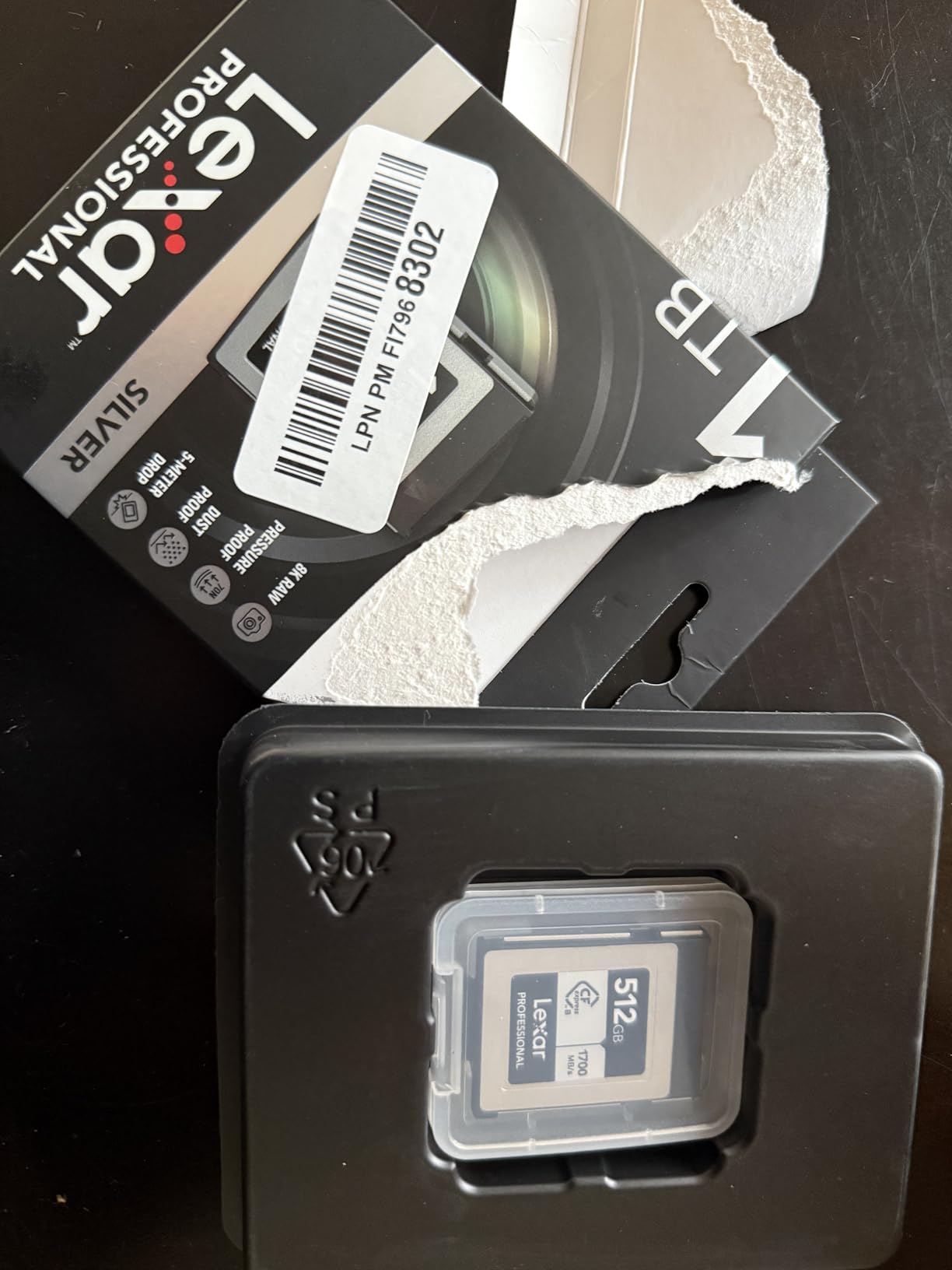 Lexar 256GB CFexpress Type B Silver 2.0 Card, 1750/1300 MB/s, 8K Video | Compatible w/ Cinema Cameras, DSLRs, For Photographers, Videographers, Backwards-compatible w/ XQD Cameras, LCXEXSL256G-RNENG customer photo 2