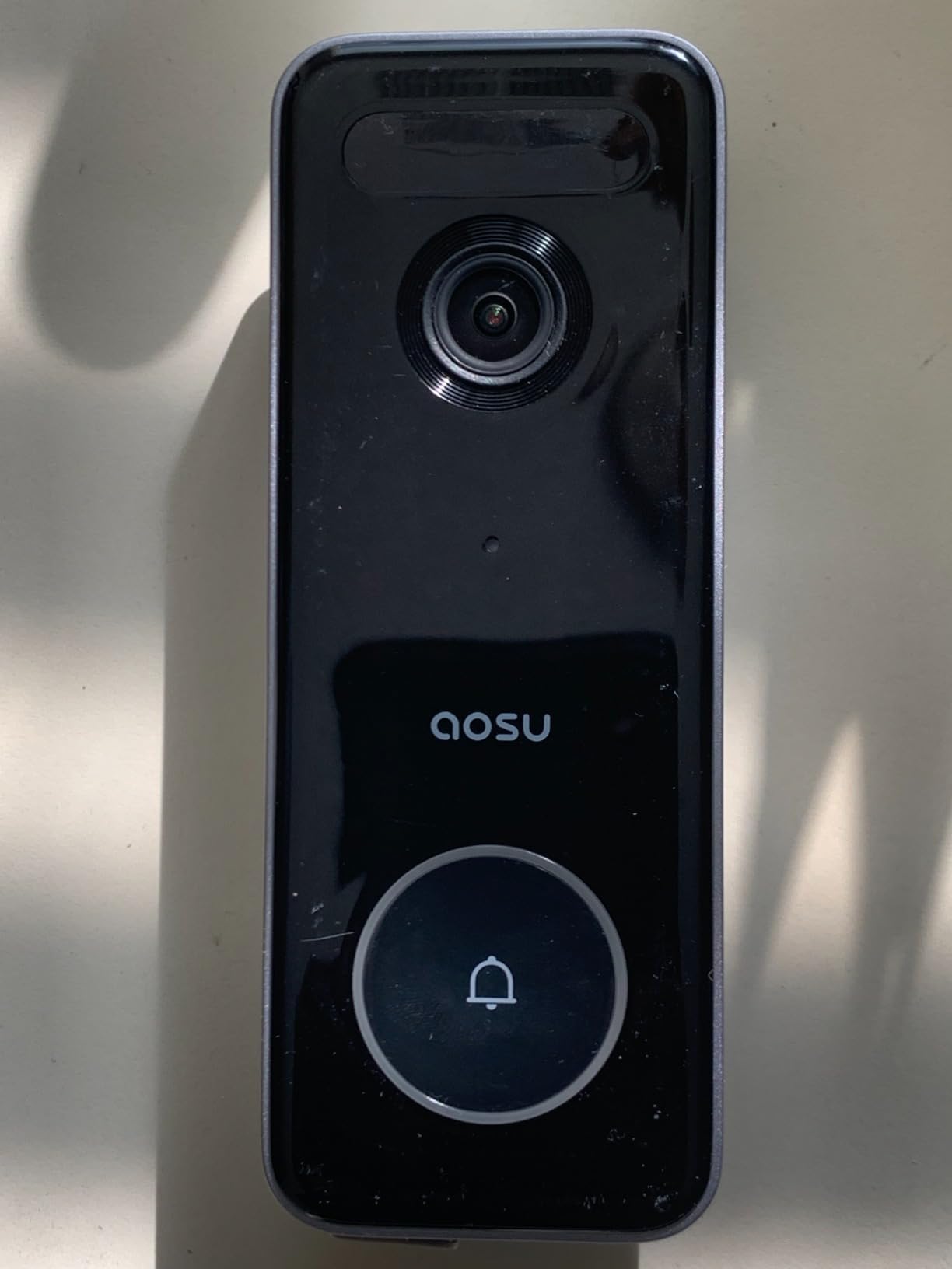 aosu 5MP Ultra HD Wireless & Wired Video Doorbell Camera | No Subscription Required, 8GB Local Storage, Head-to-Toe View, Triple Motion Detection, 2.4/5 GHz WiFi customer photo 1