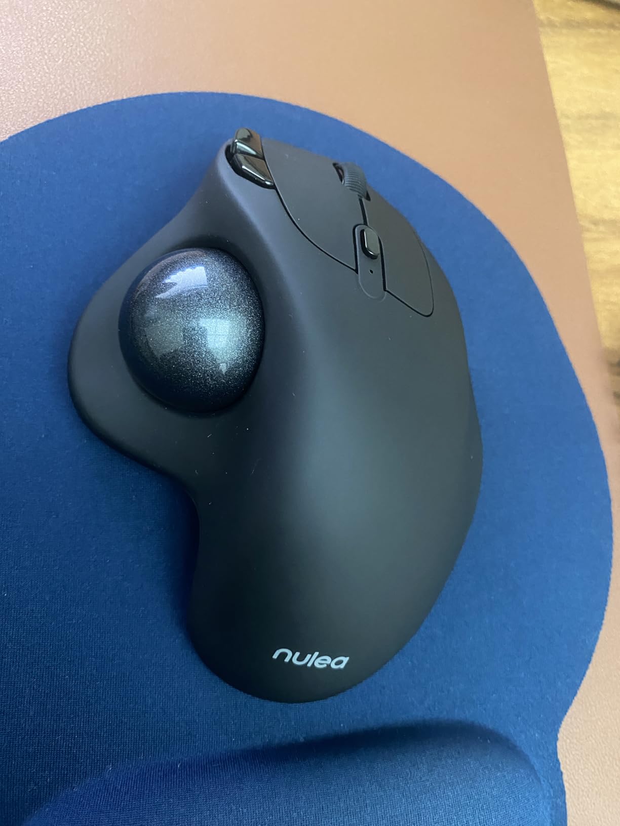 Nulea M501 Wireless Trackball Mouse Ergonomic Thumb Control customer photo 2