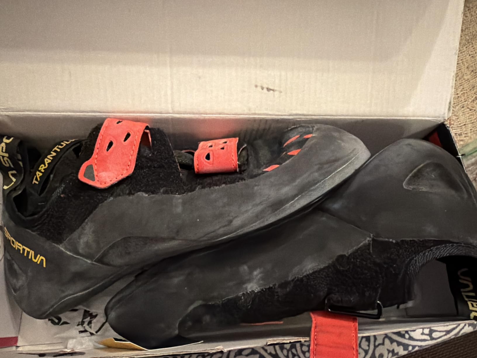 La Sportiva Mens Tarantula Rock Climbing Shoes | Introductory Indoor/Outdoor Shoe, Premium Comfort, Higher Volume, Easy On/Off, Hook & Loop Closure customer photo 2
