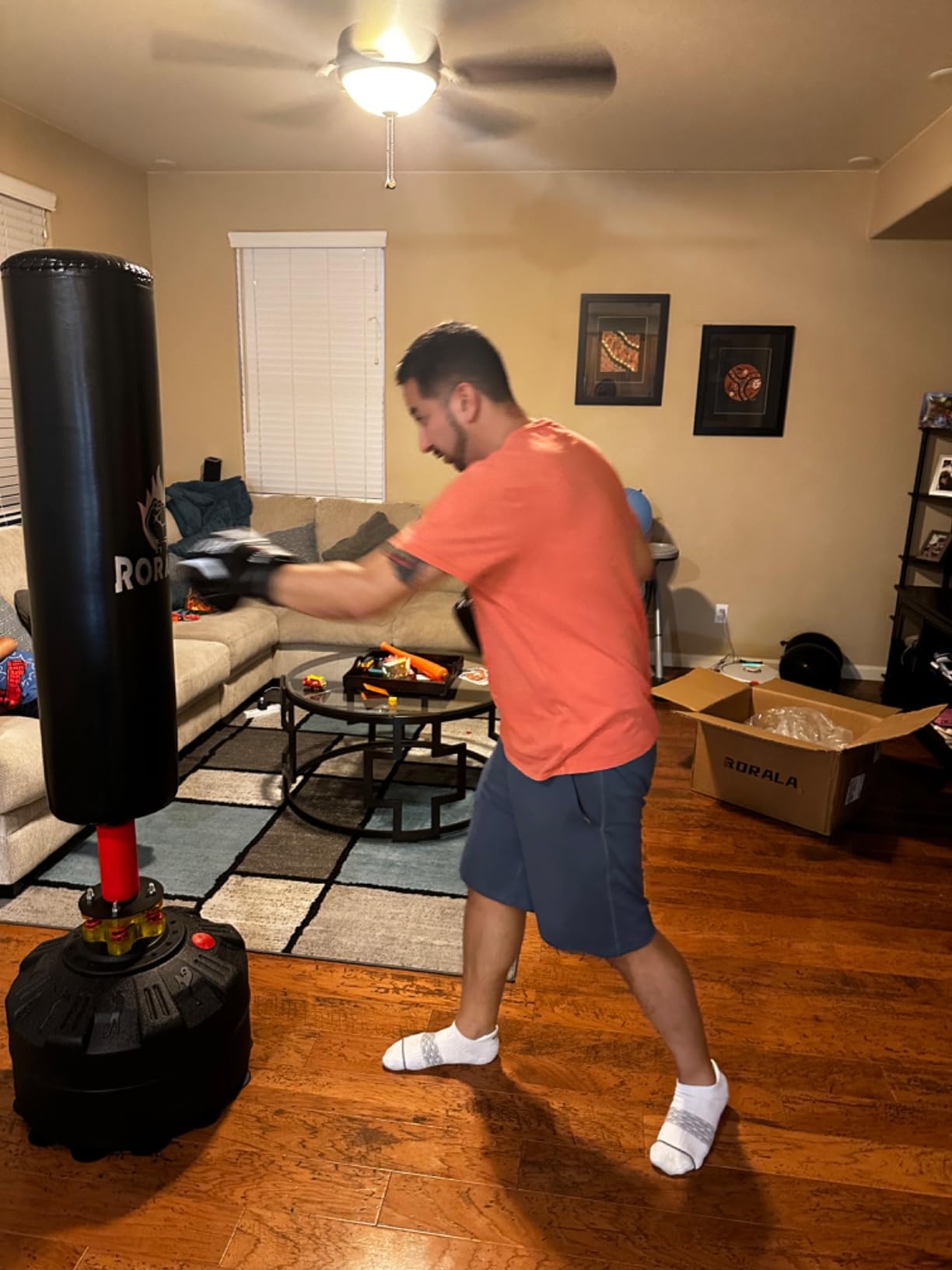 RORALA Punching Bag with Stand 70