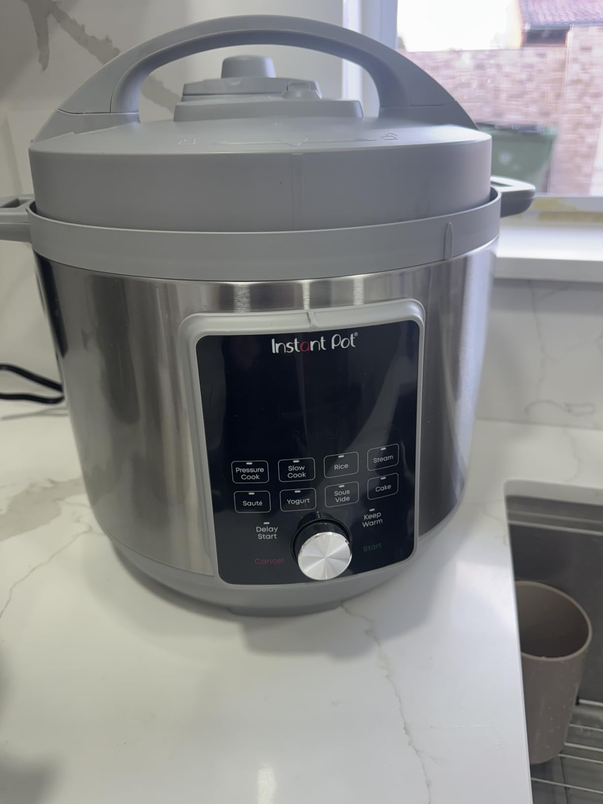 Instant Pot, 6-Quart Whisper Quiet 9-in-1 Electric Pressure Cooker, Slow Rice Steamer, Sauté, Yogurt Maker, Warmer & Sterilizer, Free App with 800+ Recipes, Stainless Steel customer photo 2