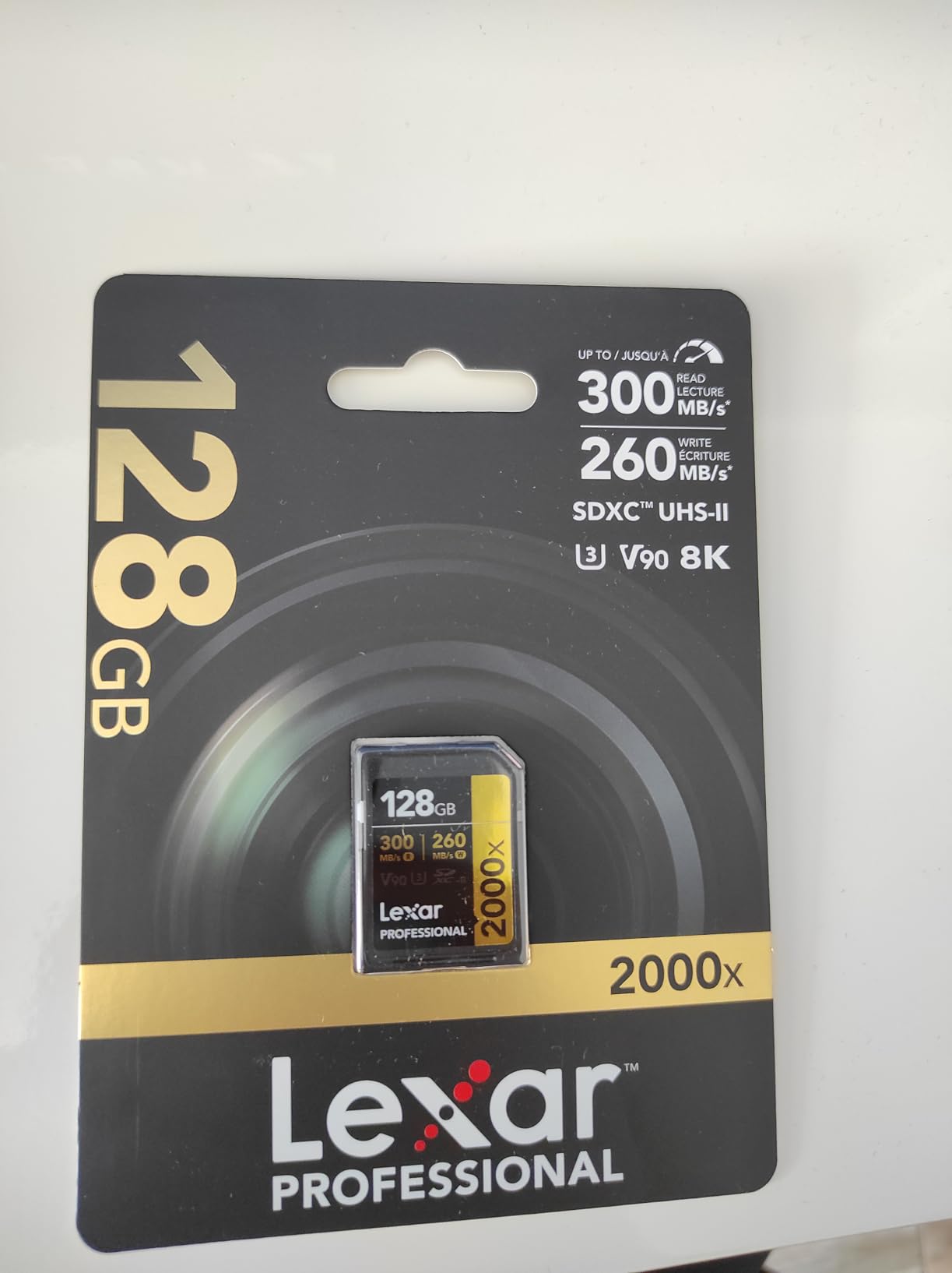 Lexar 256GB 2000x SD Memory Card, 300MB/s Read, 8K, V90, U3, UHS-II | Up to 300MB/s read, UHS-II, V90, U3, Class 10, 8K video, Full HD video customer photo 2