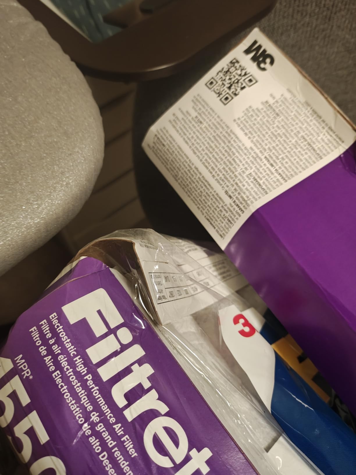 Filtrete 16x25x4 Air Filter MERV 12, MPR 1550 Certified Asthma & Allergy Friendly 2-Pack, Fits Lennox & Honeywell, AC Furnace HVAC Filters, Pleated Electrostatic (Actual Size 15.88x24.56x4.31 in) customer photo 2