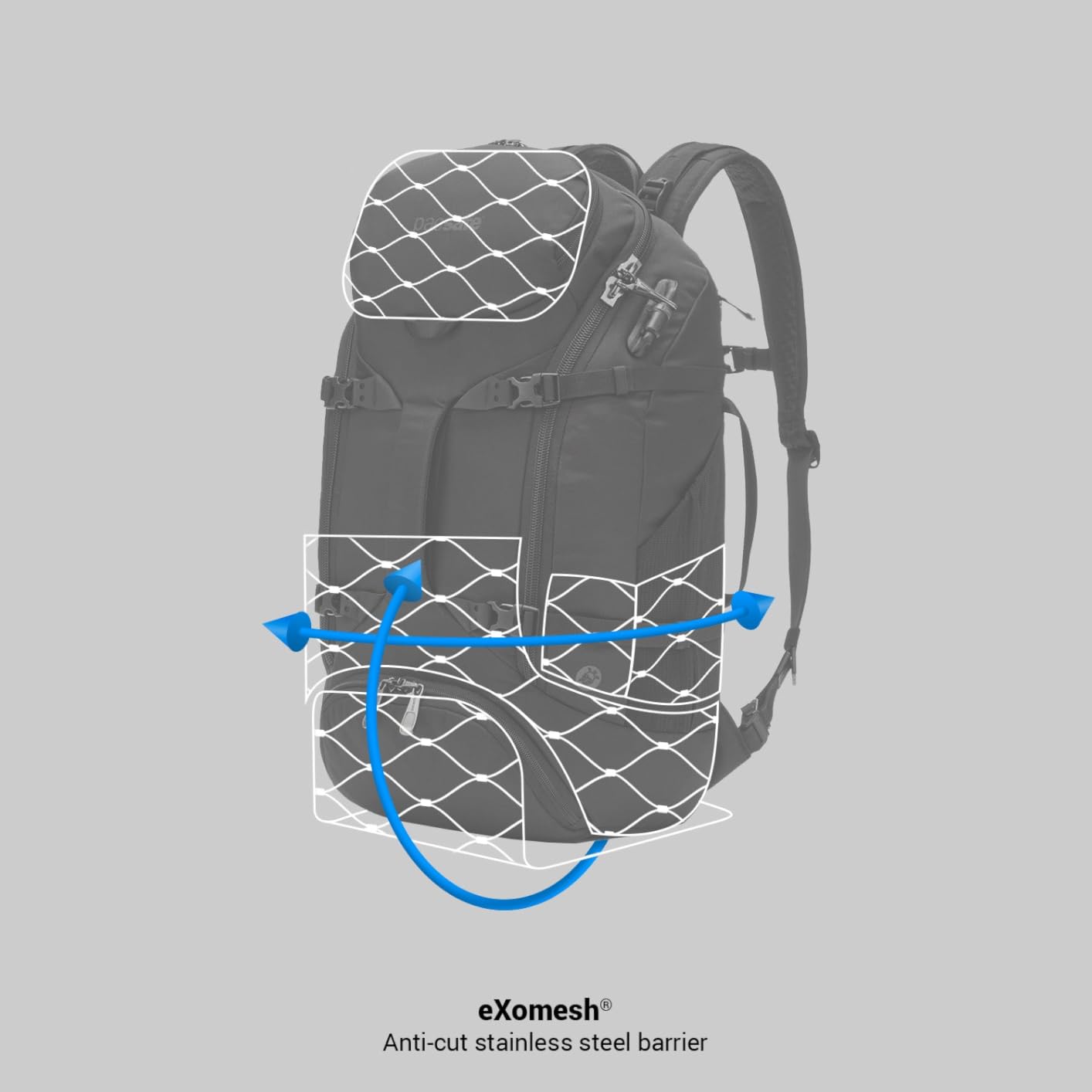 Pacsafe Venturesafe EXP35 Anti Theft Travel Backpack, Black customer photo 1