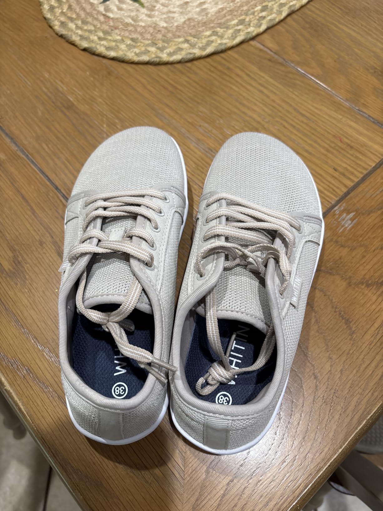 WHITIN Women's Barefoot Shoes | Zero Drop Sole | Wide Fashion Sneakers W81 customer photo 2