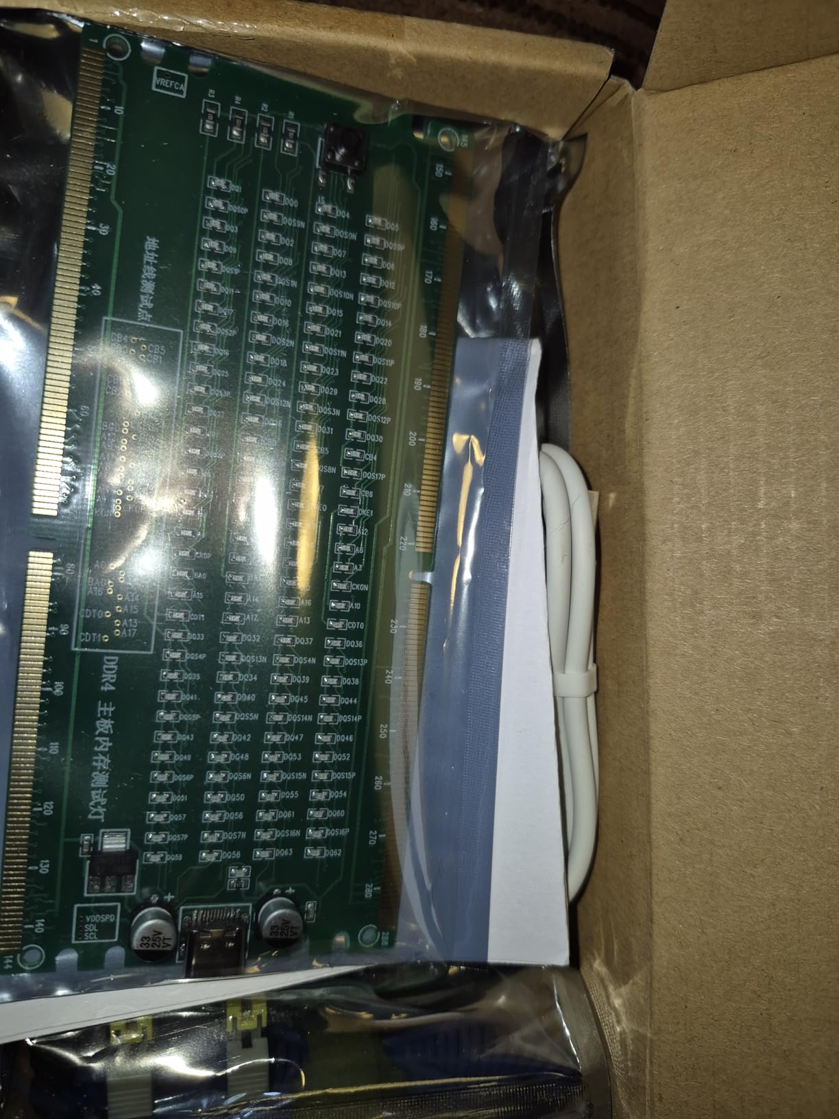 Nice DDR4 Desktop PC Server Memory RAM Module and Computer Motherboard RAM Slot Easy Test Quick Diagnostic Analyzer LED Tester Card Complete Set Solution Kit 288 Pin All Speed Voltage ECC and nonECC customer photo 1