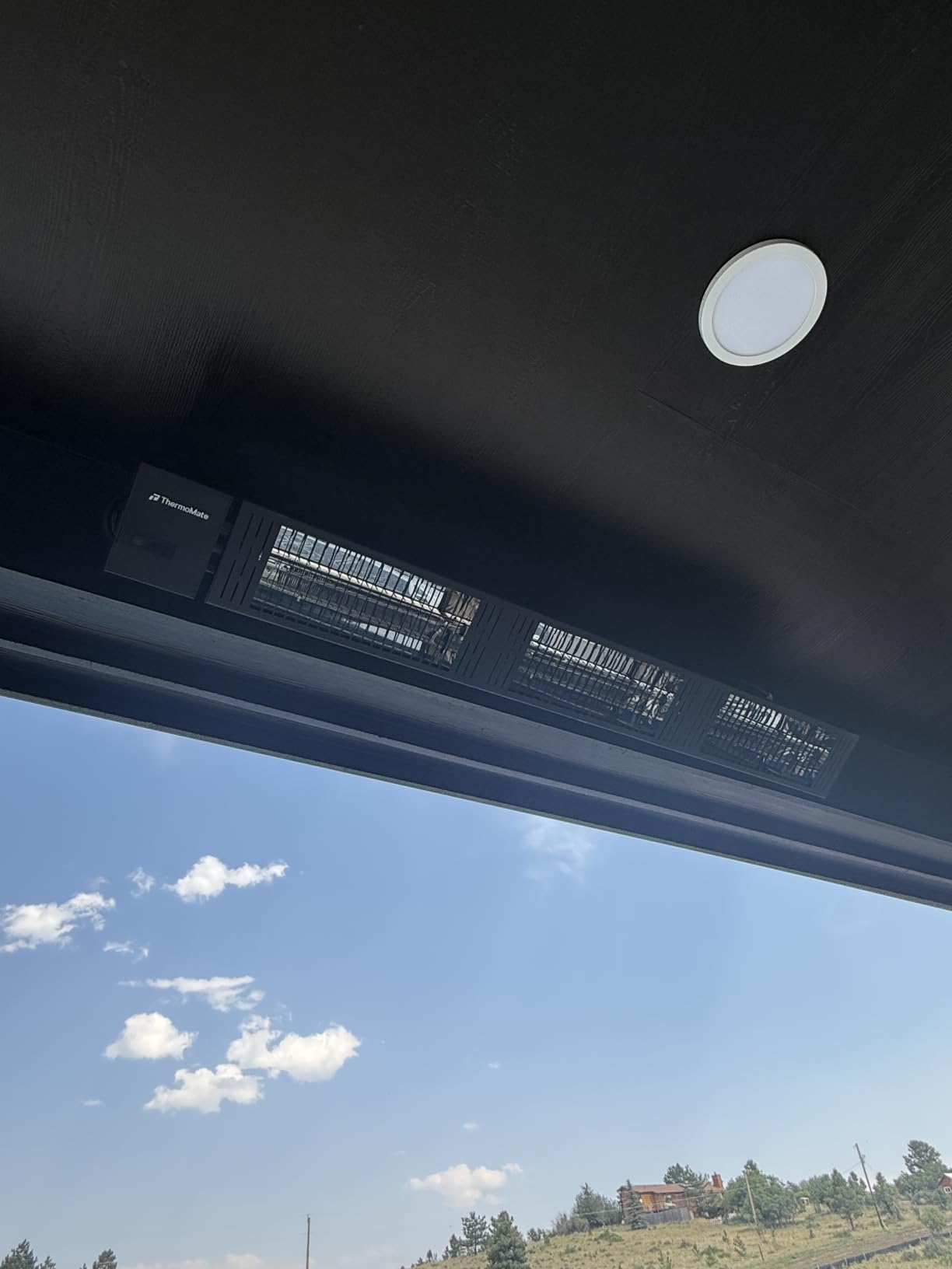 ThermoMate Infrared Electric Patio Heater, 3000W Carbon Fiber Heating for Outdoor/Indoor, Porch, Deck, Garage with Remote 24 Hours Timer, Hard Wired 240V customer photo 1