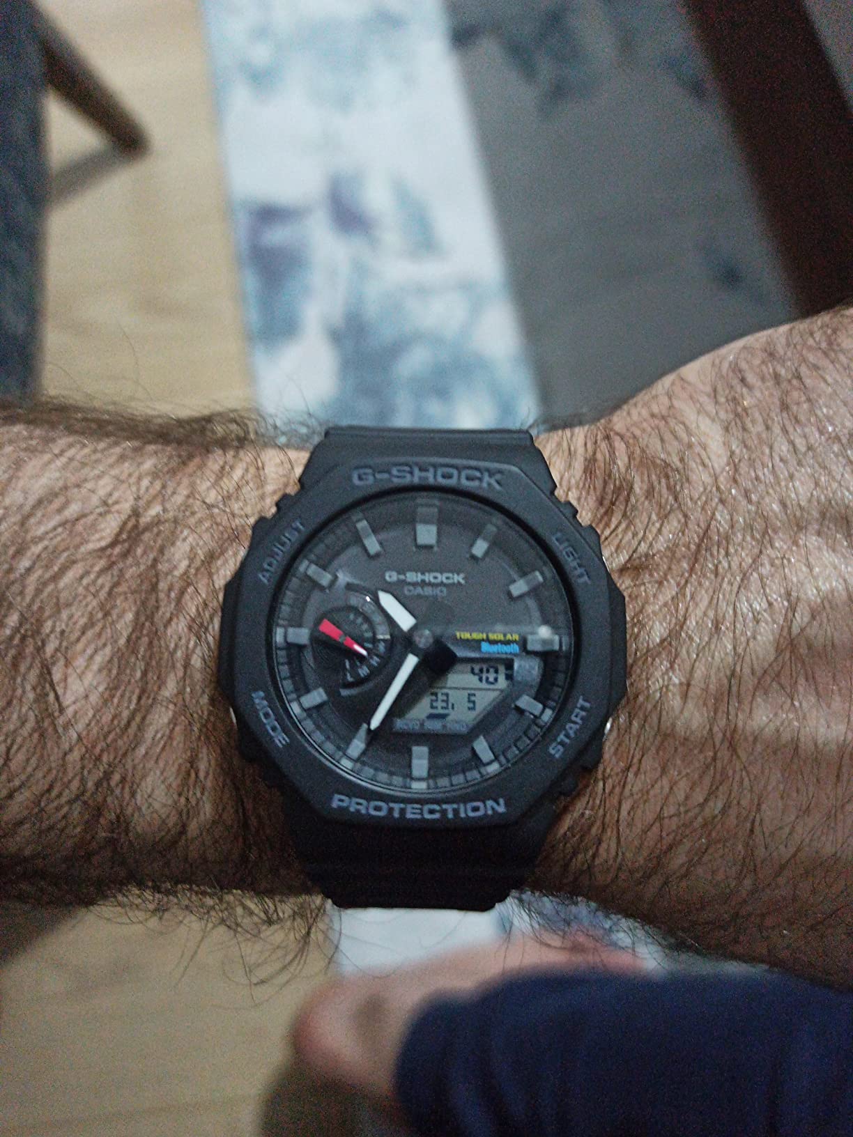 Casio G-Shock Analog-Digital Tough Solar Connected Black Watch | GAB2100-1A customer photo 1