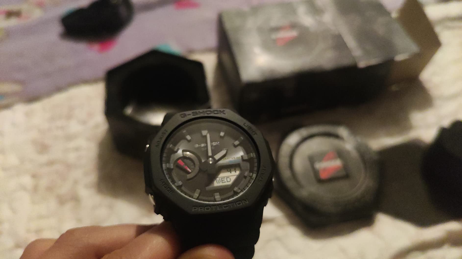 Casio G-Shock Analog-Digital Tough Solar Connected Black Watch | GAB2100-1A customer photo 2