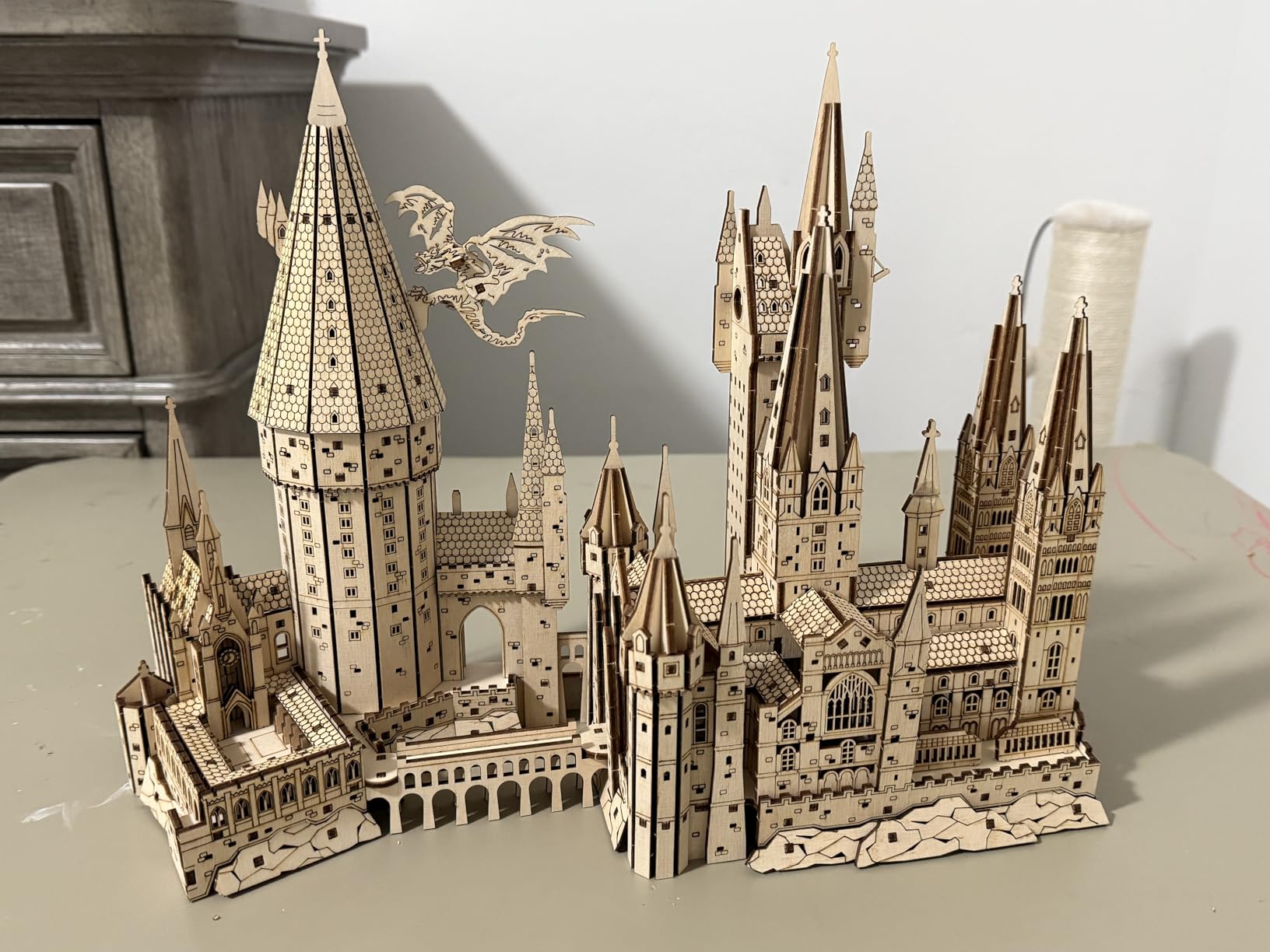 Harry Potter Hogwarts Express 3D Puzzles for Adults to Build - Model Kits for Building Model Train Set - 3D Wooden Puzzle Includes Train, Tracks, Tender, Carriage and 3 Figurines customer photo 1