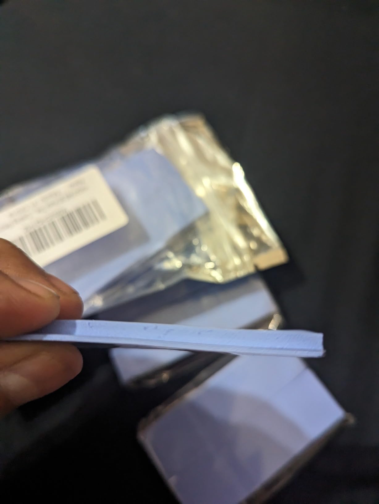 30 Pack Thermal Pads, 20x67 mm by 5 Thickness 0.5 | 1 | 1.5 | 2 | 3 mm, Thermal Conductivity 2.0 W/m.k, Self-Adhesive & Soft, Ideal for Repairing and Cooling Electronics customer photo 1