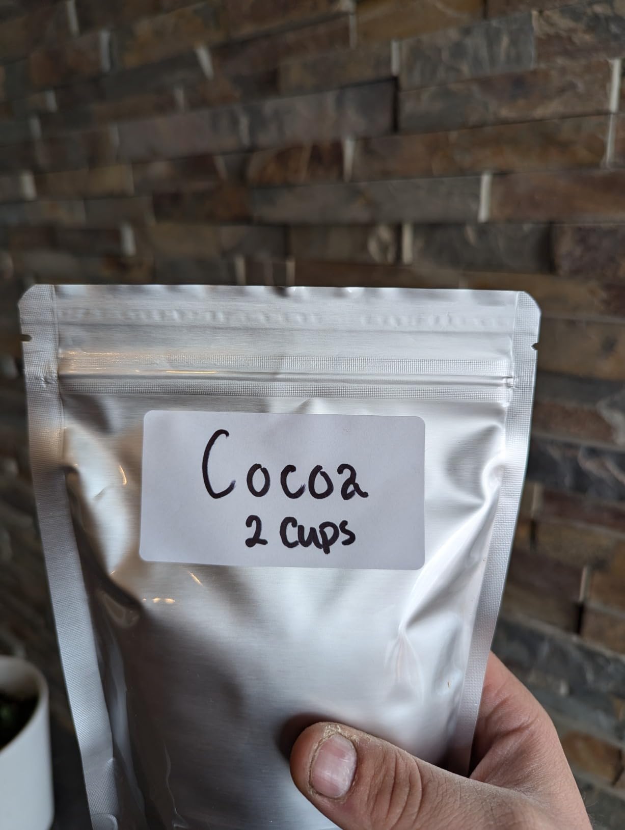 Wallaby 50 Count 1-Quart Gusset Mylar Bags with Labels, 12 Mil Total Thickness Long-Term Food Storage Pouches, 10x7 Stand-Up Zipper Heat-Sealable Airtight Packaging - Silver customer photo 1