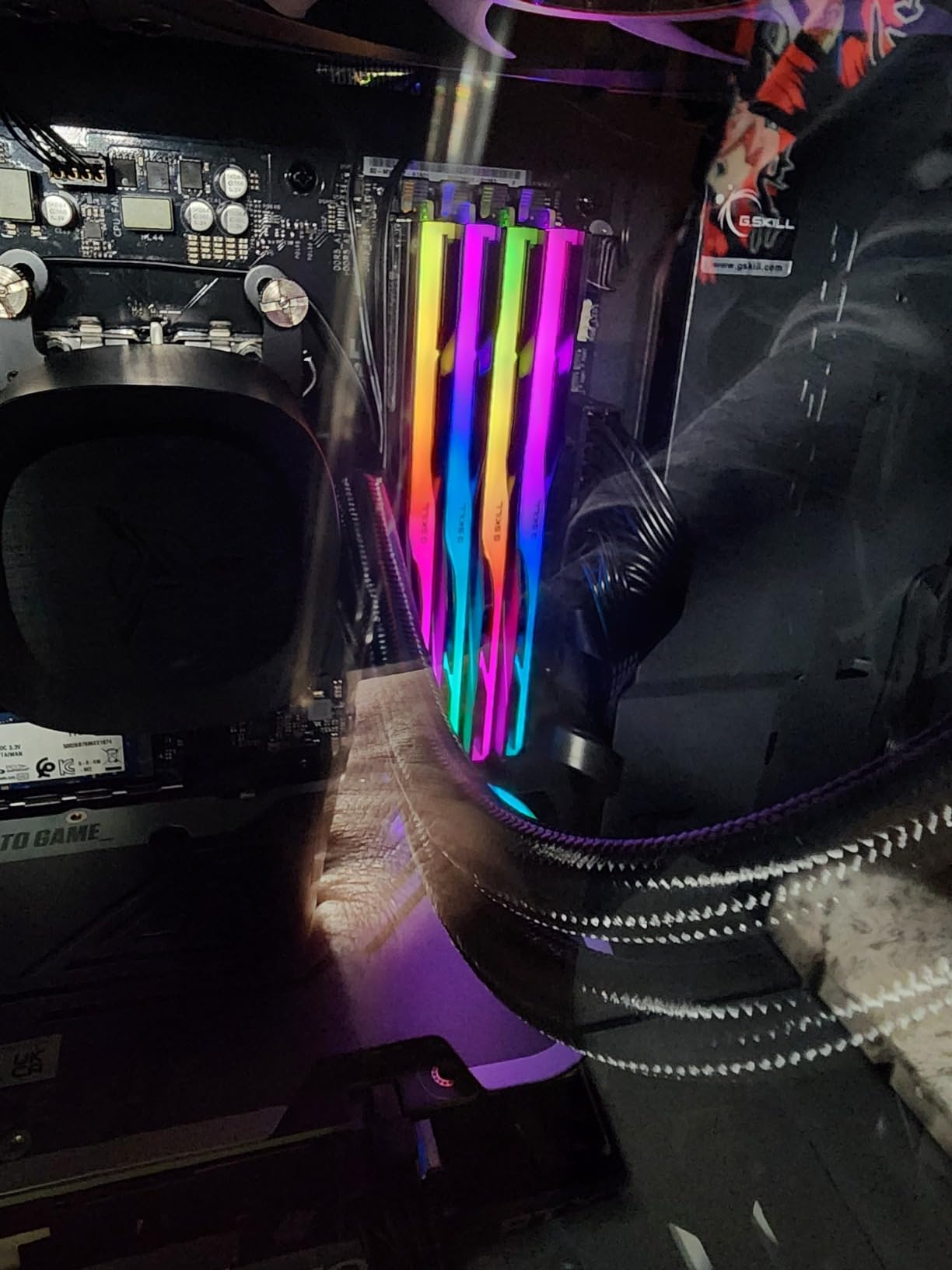 G.SKILL Trident Z5 Neo RGB Series DDR5 RAM (AMD EXPO & Intel XMP 3.0) 32GB (2x16GB) Up to 6000MT/s CL36-36-36-96 1.35V Desktop Computer Memory U-DIMM - Matte Black (F5-6000J3636F16GX2-TZ5NR) customer photo 2