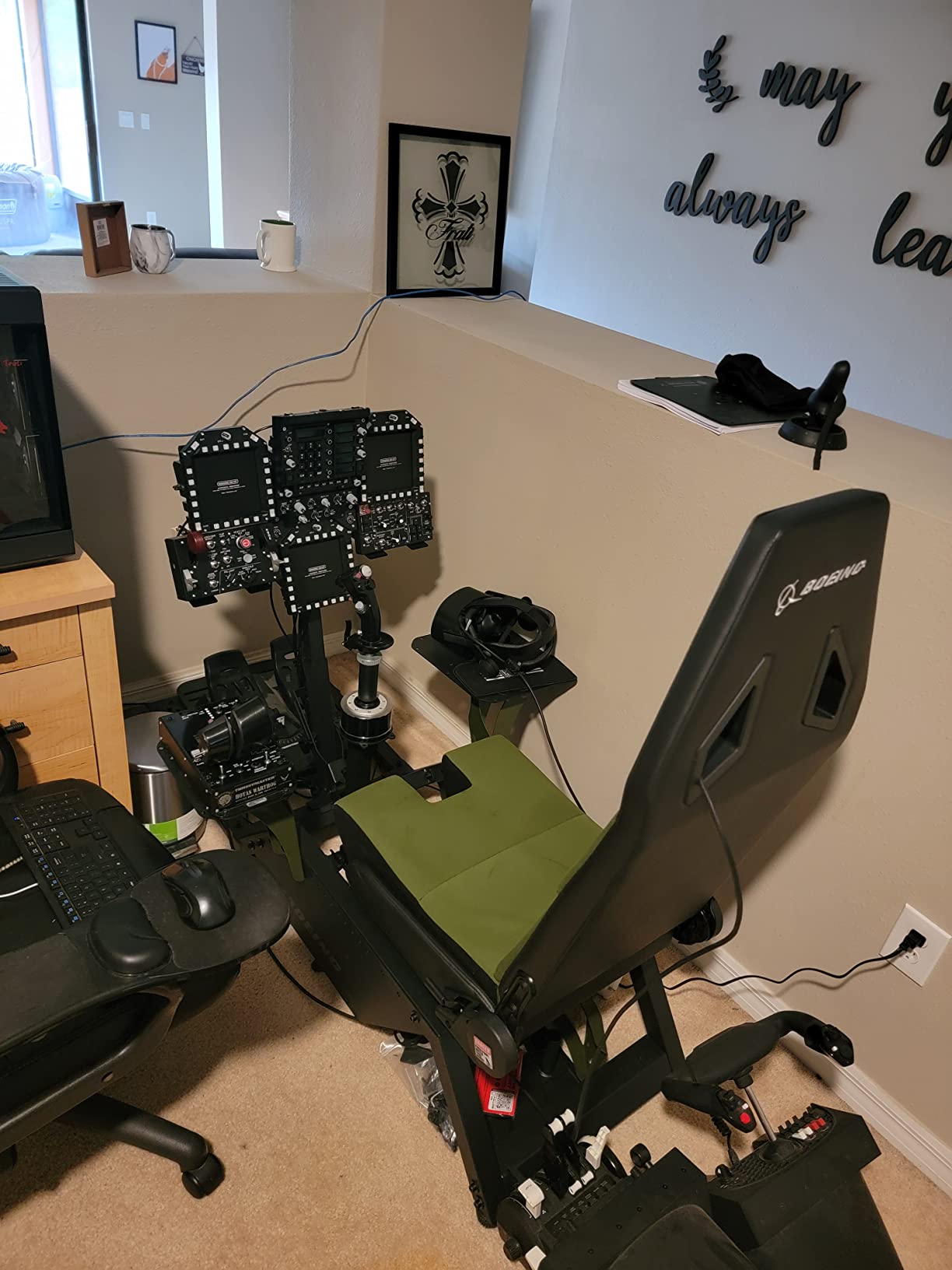 Next Level Racing Flight Simulator Cockpit: Boeing Military Edition customer photo 2